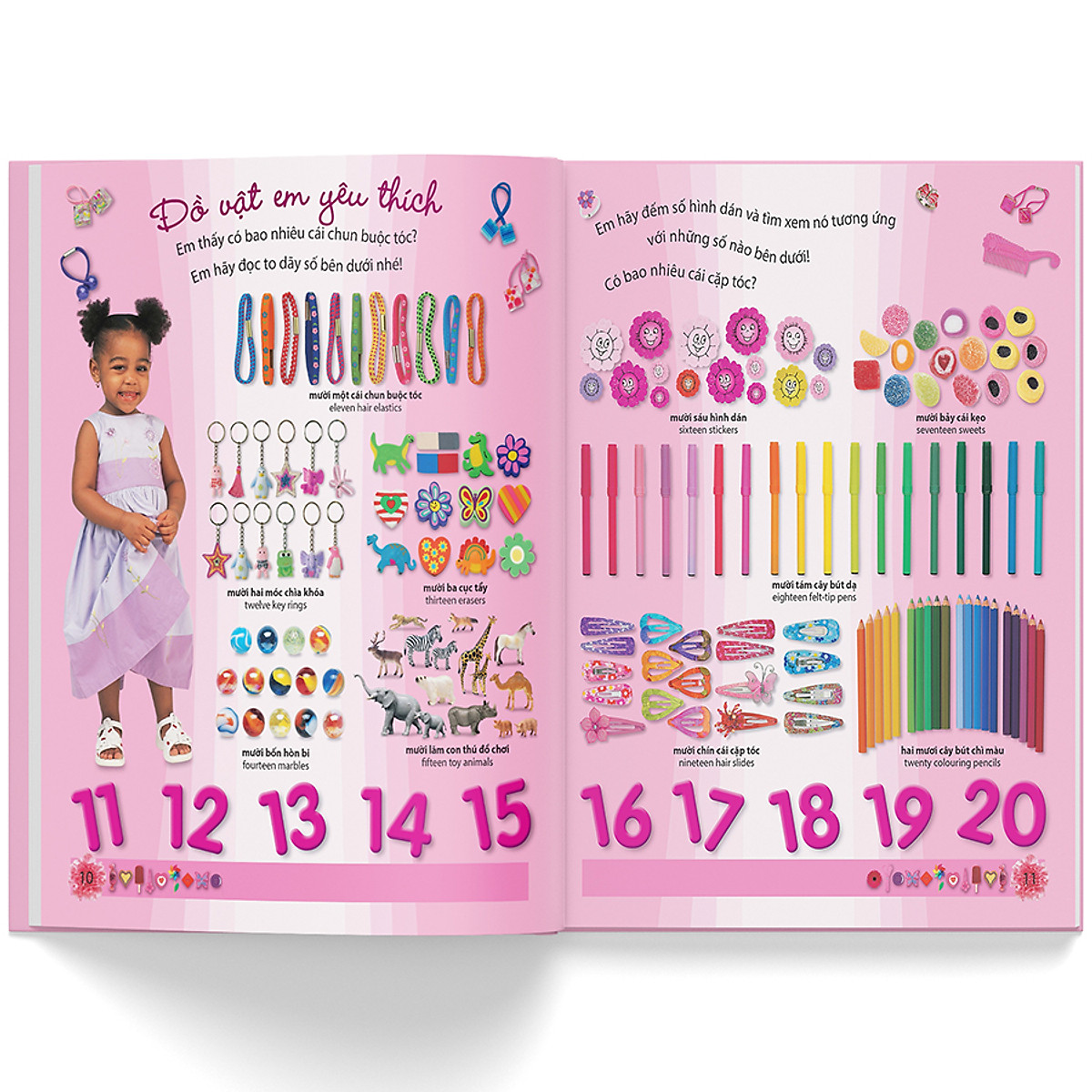 cuốn sách màu hồng - tiếng anh cho bé gái (2019) - Ảnh 4