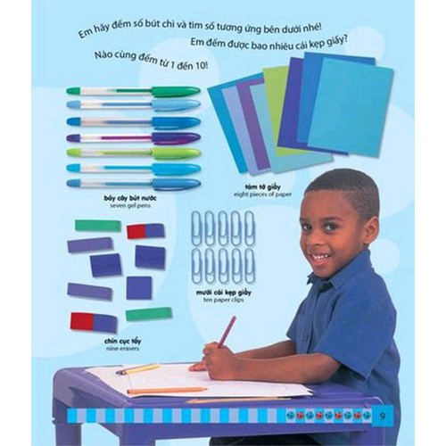 cuốn sách màu xanh - tiếng anh cho bé trai (2019) - Ảnh 3