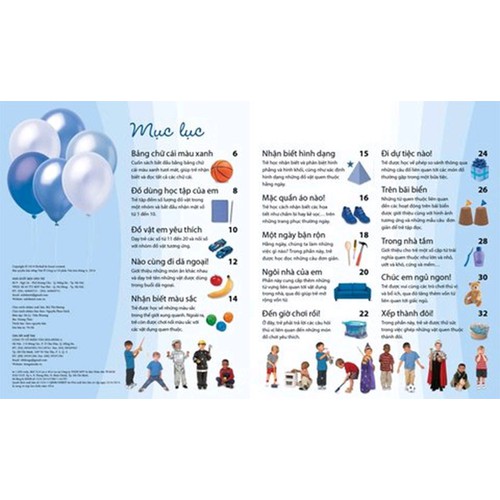 cuốn sách màu xanh - tiếng anh cho bé trai (2019) - Ảnh 5