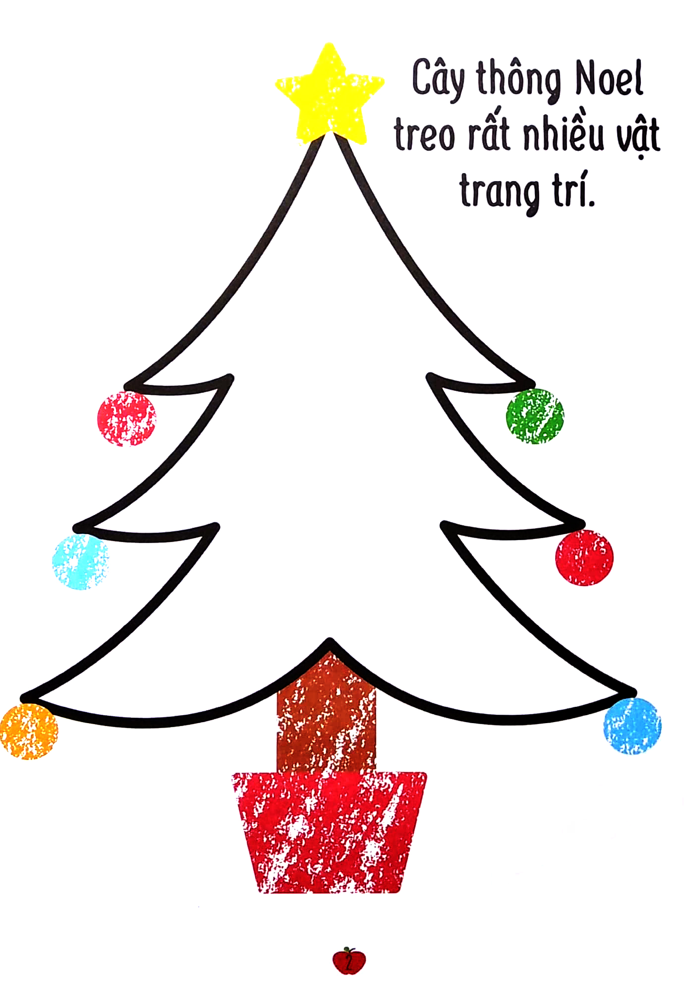 cuốn sách tô màu đầu tiên của tớ - giáng sinh - Ảnh 3