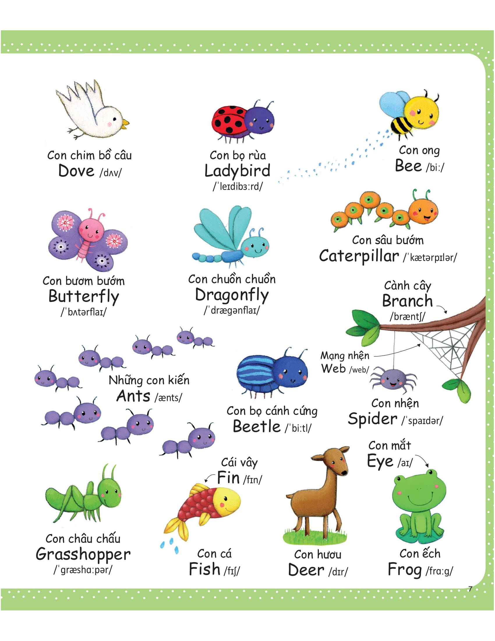 cuốn sách từ vựng đầu tiên của tôi - my first word book- nông trại - farm - Ảnh 5