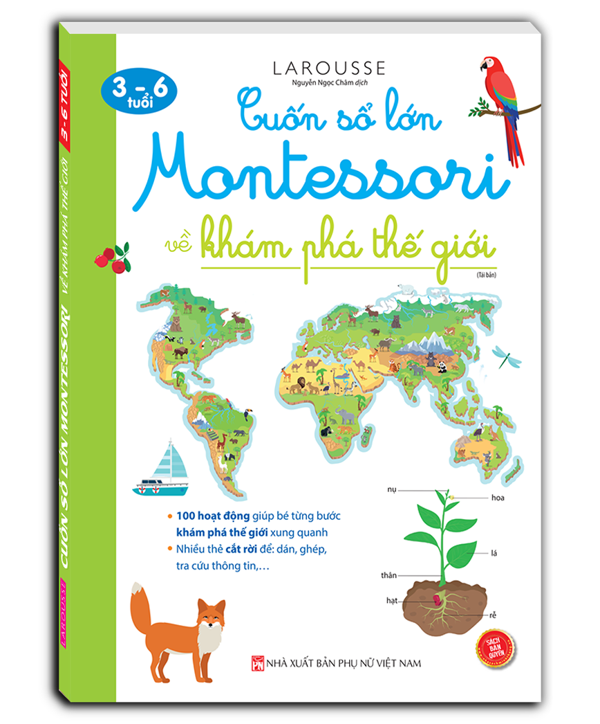 cuốn sổ lớn montessori - về khám phá thế giới (tái bản 2023) - Ảnh 2