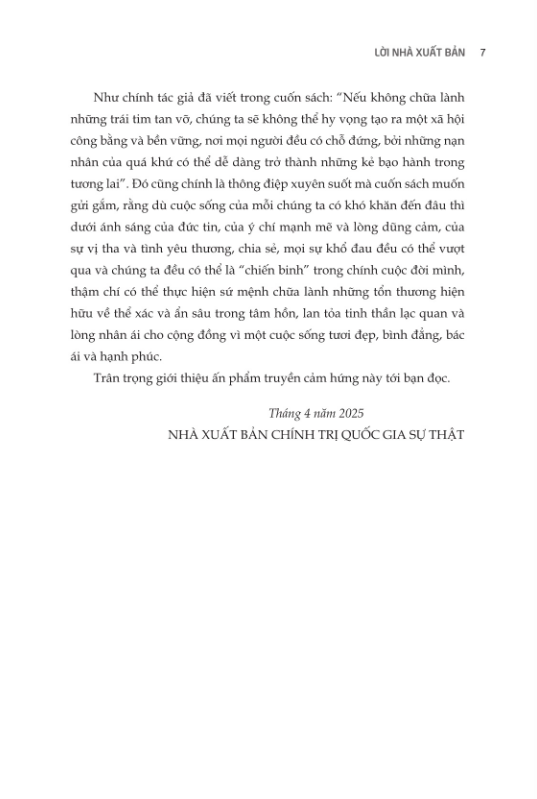 Cứu Chuộc Quá Khứ - Hành Trình Từ Chiến Binh Tự Do Đến Người Chữa Lành - Ảnh 7