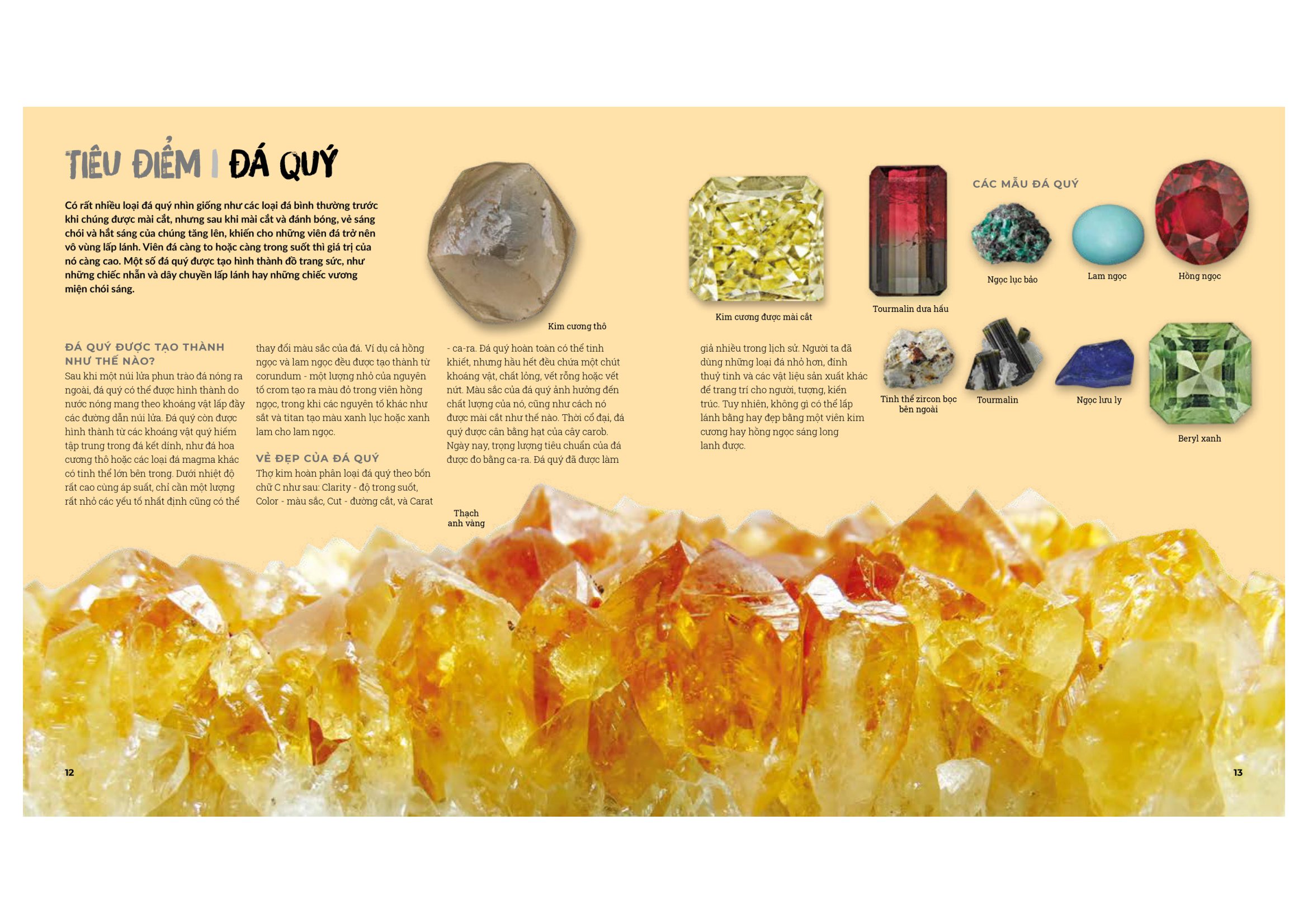 đá quý và khoáng sản - bìa cứng (tái bản) - Ảnh 11
