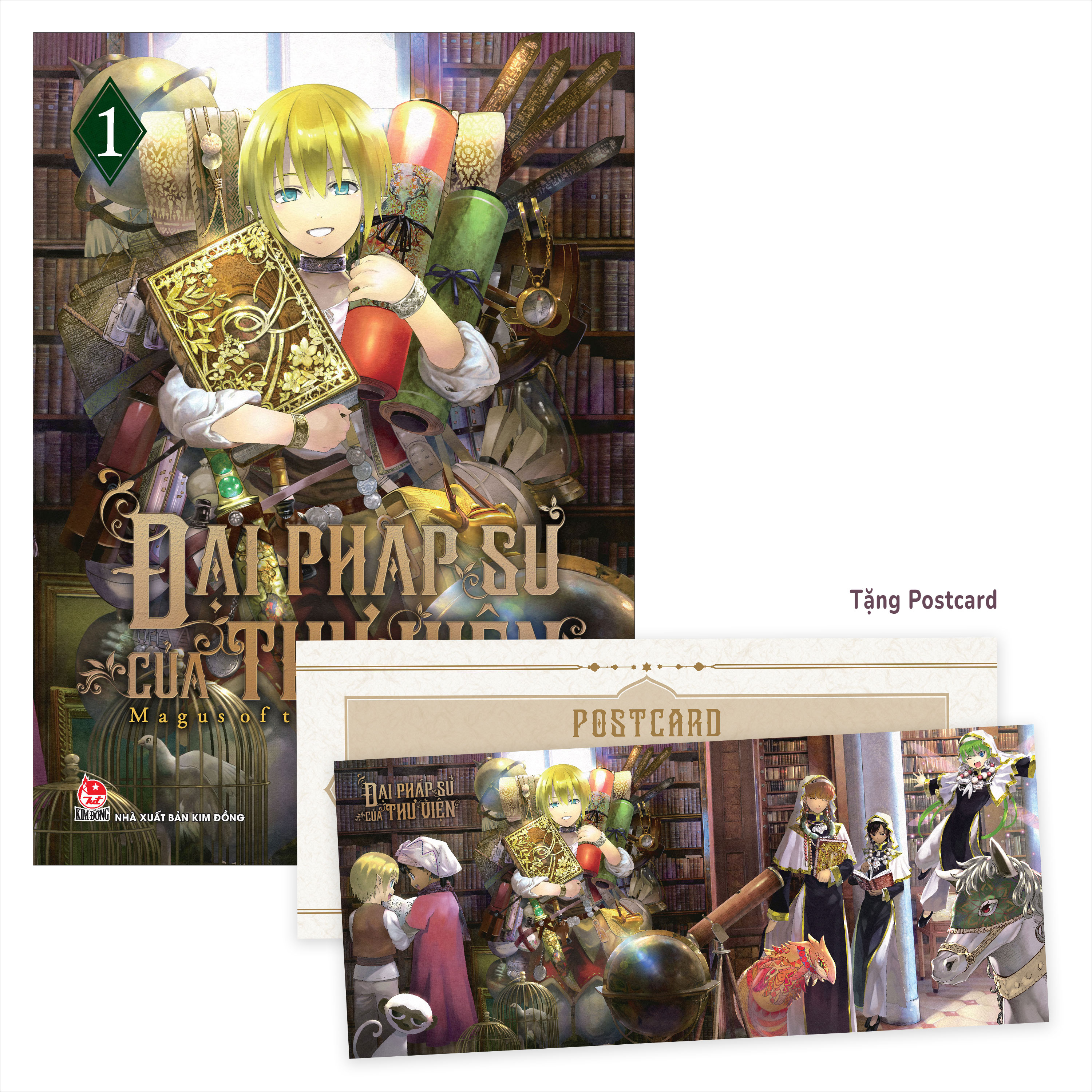 Bộ Đại Pháp Sư Của Thư Viện - Magus Of The Library - Tập 1 - Tặng Kèm Postcard Dài - Ảnh 2