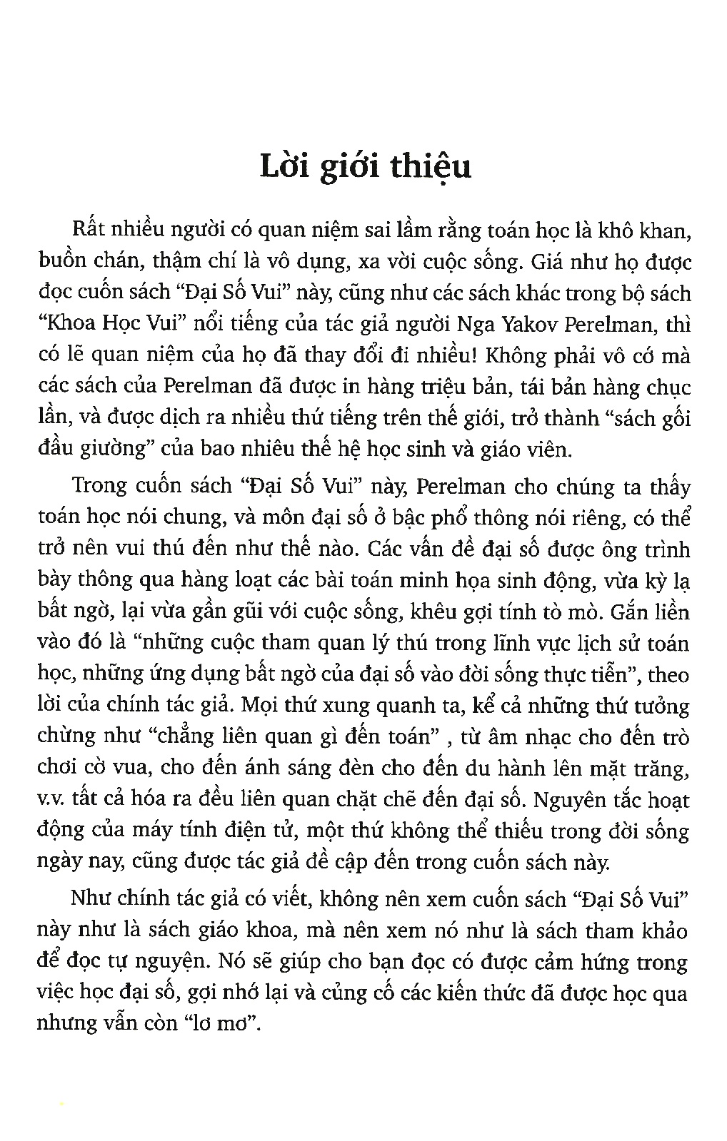 đại số vui (tái bản) - Ảnh 3
