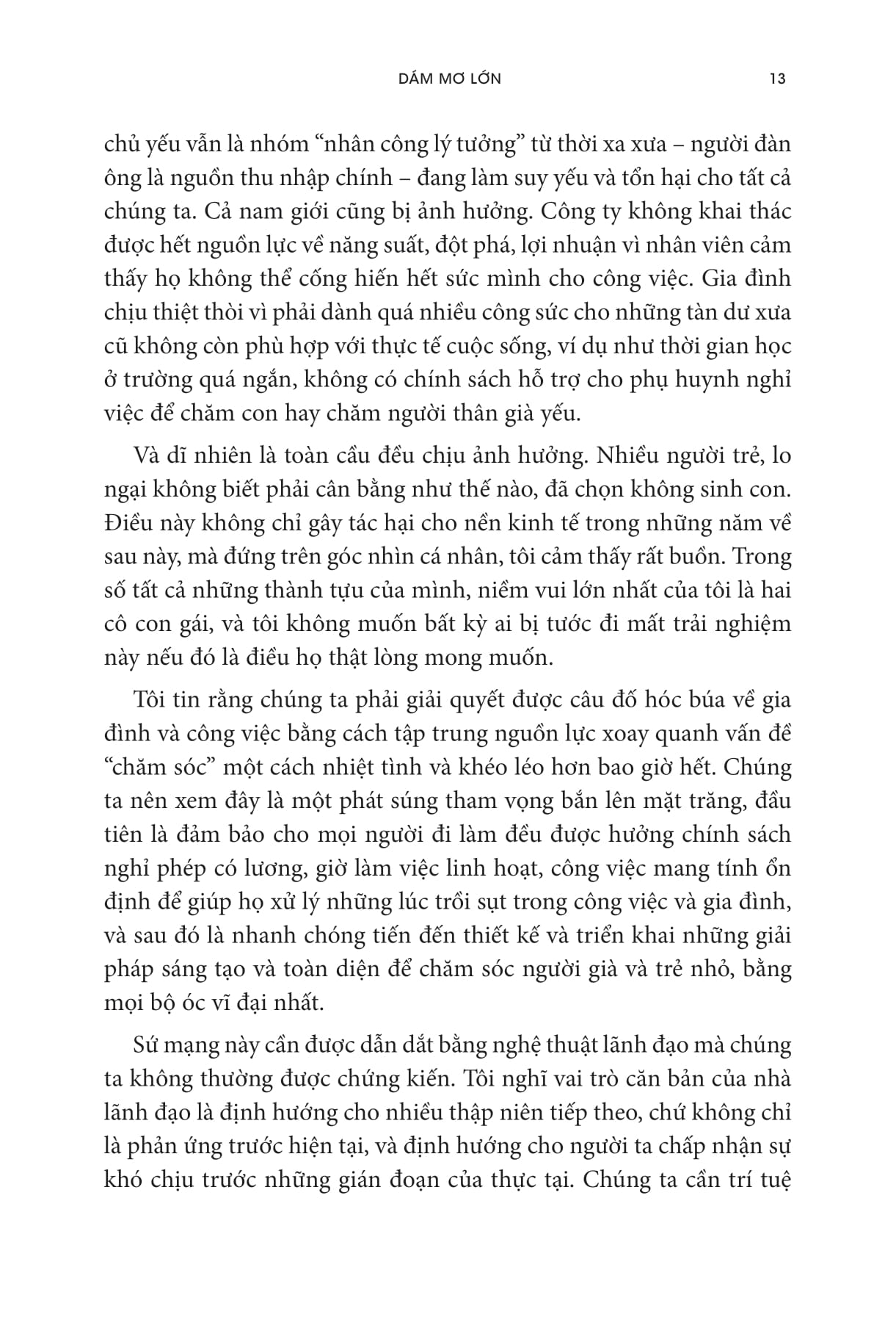 dám mơ lớn: công việc, gia đình, và tương lai của chúng ta - Ảnh 10