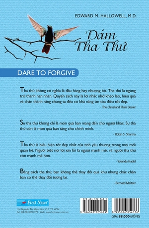 dám tha thứ - dare to forgive (tái bản 2021) - Ảnh 4