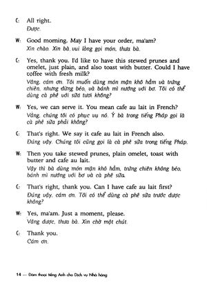đàm thoại tiếng anh cho dịch vụ nhà hàng - Ảnh 10