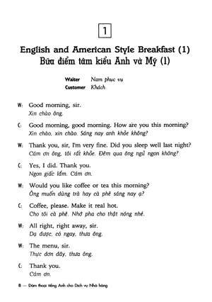 đàm thoại tiếng anh cho dịch vụ nhà hàng - Ảnh 4