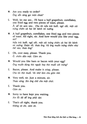 đàm thoại tiếng anh cho dịch vụ nhà hàng - Ảnh 5