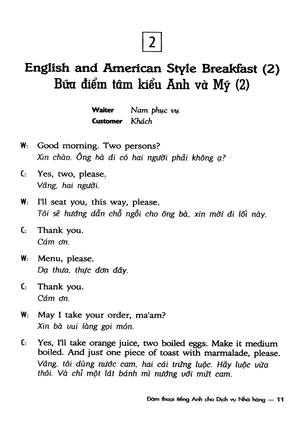 đàm thoại tiếng anh cho dịch vụ nhà hàng - Ảnh 7