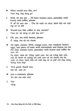 đàm thoại tiếng anh cho dịch vụ nhà hàng - Ảnh 8