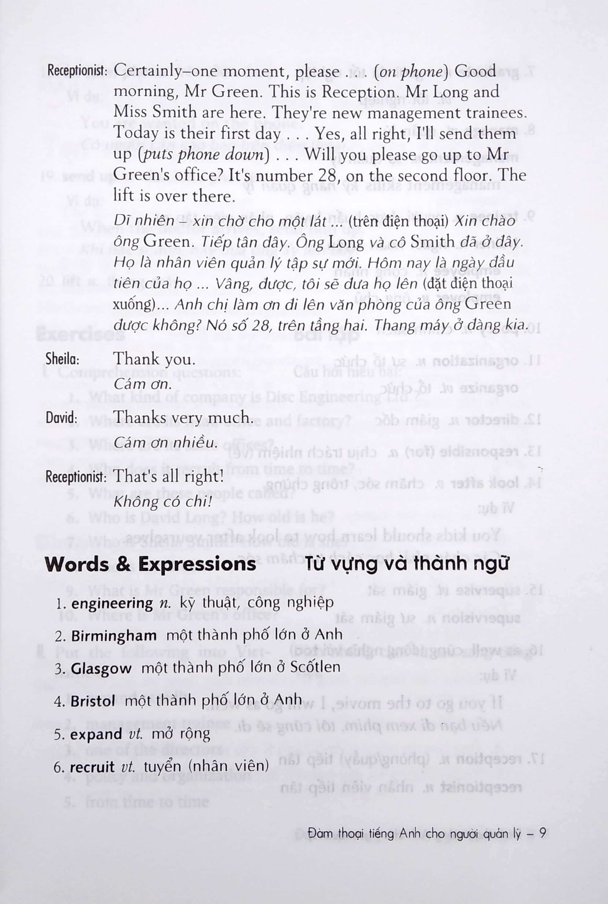 đàm thoại tiếng anh cho người quản lý - Ảnh 6