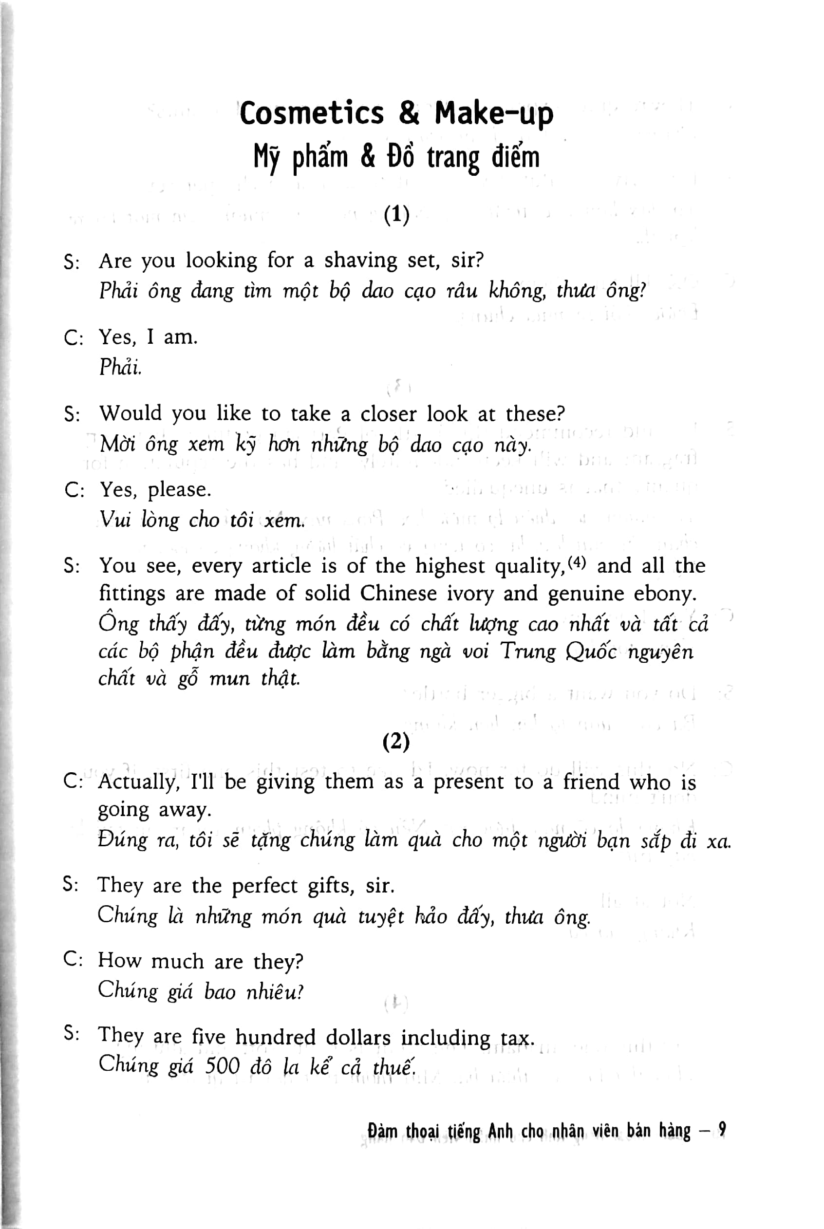 đàm thoại tiếng anh cho nhân viên bán hàng - kèm cd - Ảnh 9