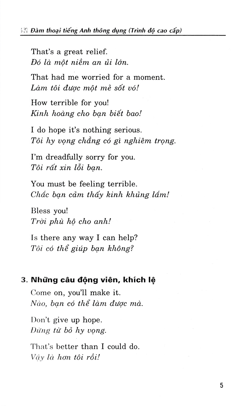 đàm thoại tiếng anh thông dụng (trình độ cao cấp) - Ảnh 5