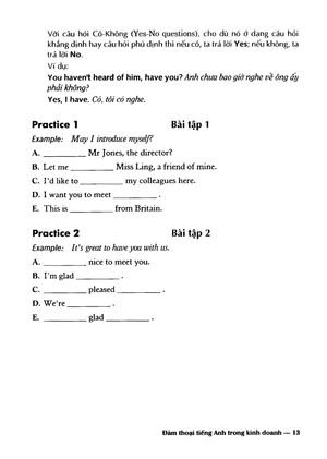 đàm thoại tiếng anh trong kinh doanh - kèm cd - Ảnh 13