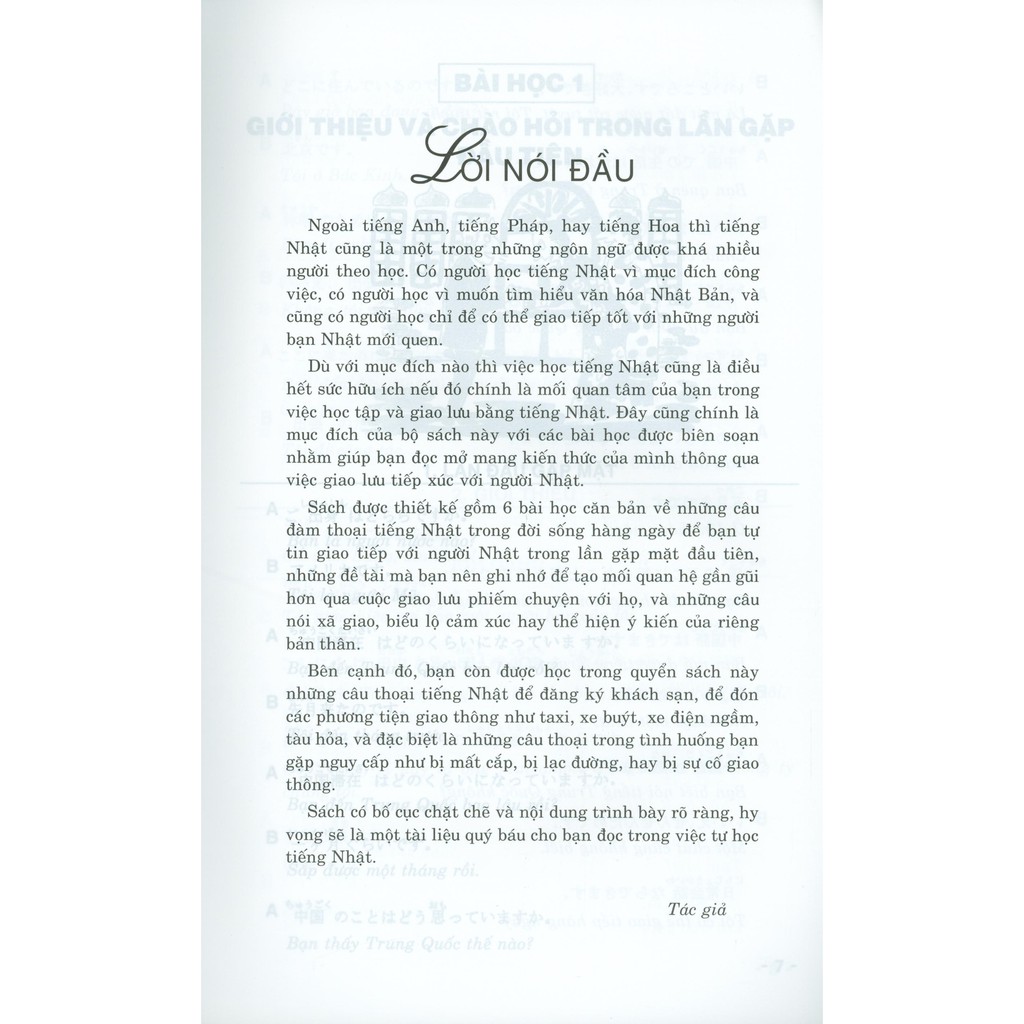 đàm thoại tiếng nhật theo tình huống thật tế - Ảnh 3