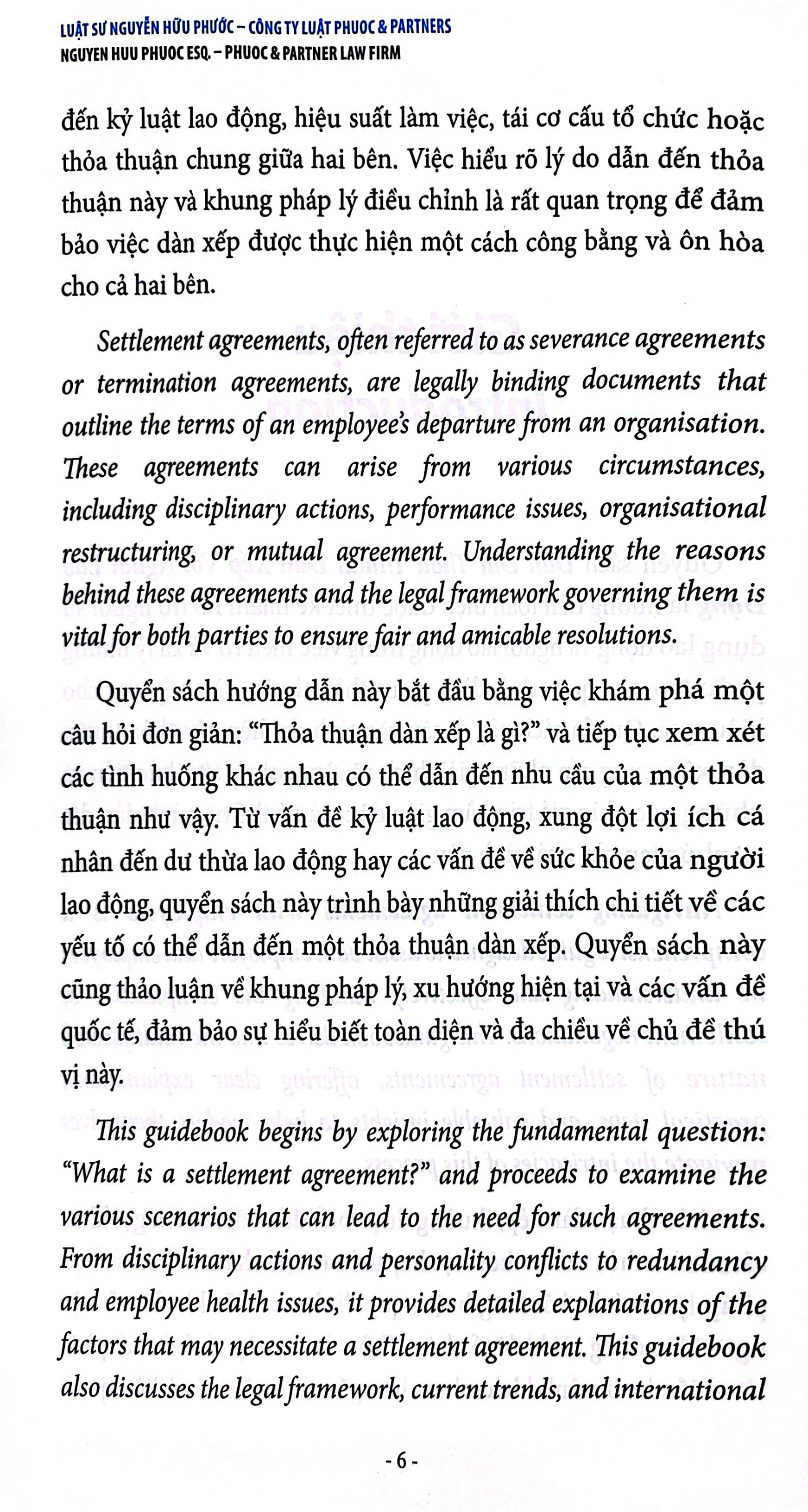 Dẫn Dắt Thỏa Thuận Dàn Xếp Với Người Lao Động - Navigating Settlement Agreements - Ảnh 4