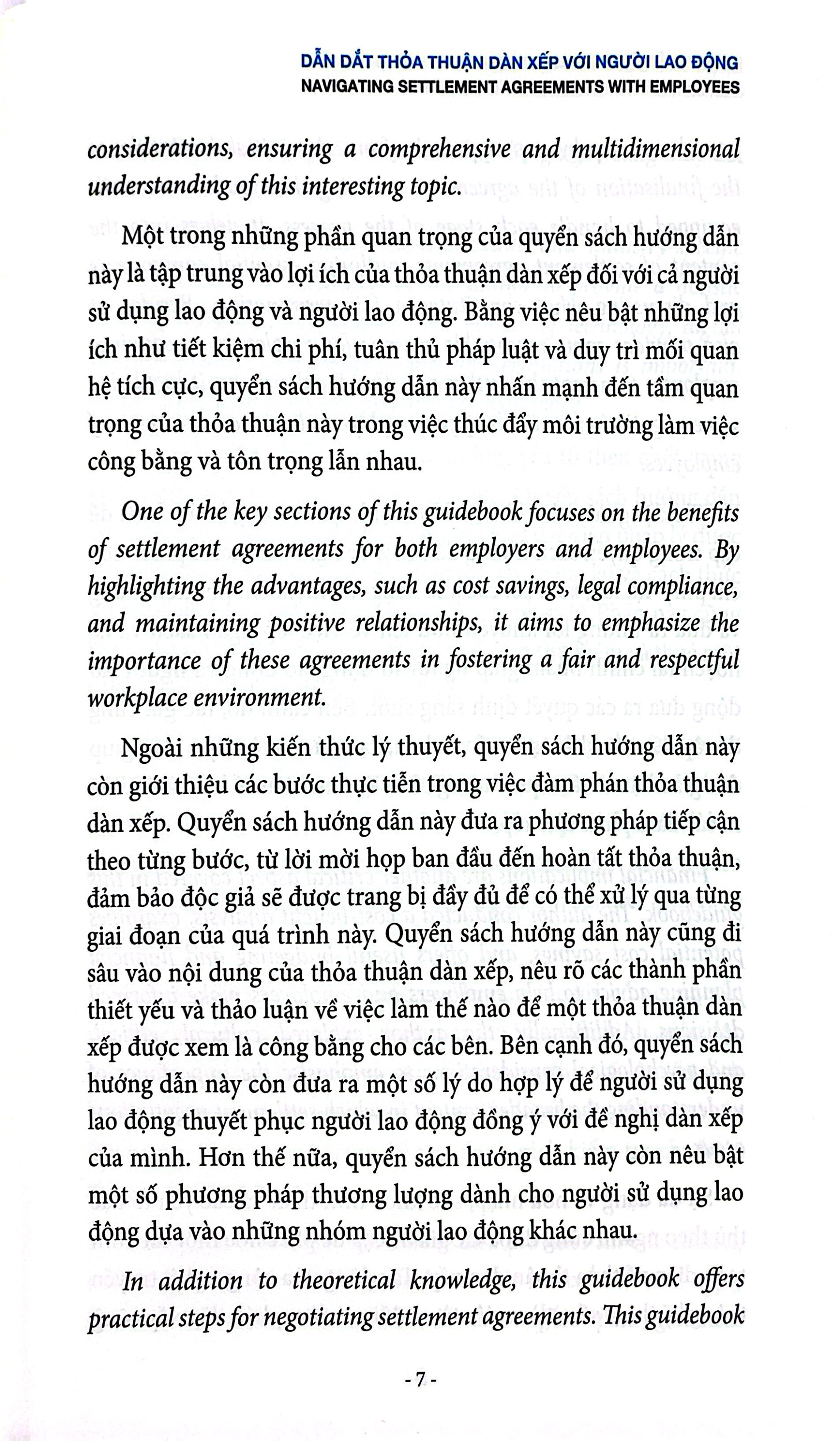 Dẫn Dắt Thỏa Thuận Dàn Xếp Với Người Lao Động - Navigating Settlement Agreements - Ảnh 5