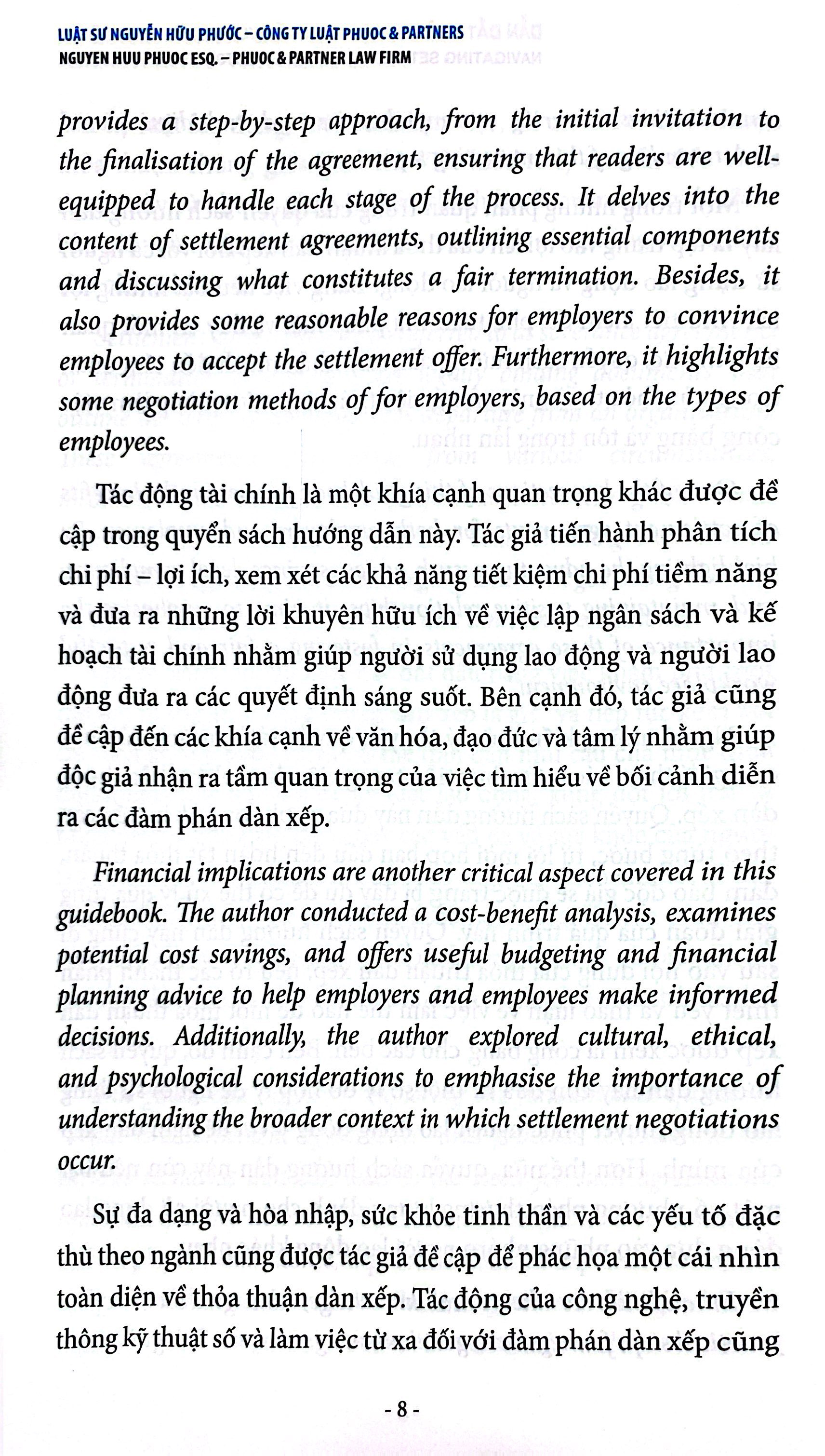 Dẫn Dắt Thỏa Thuận Dàn Xếp Với Người Lao Động - Navigating Settlement Agreements - Ảnh 6