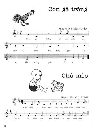 đàn gà trong sân - 100 bài hát dành cho mẫu giáo, nhi đồng nói về thế giới loài vật - Ảnh 13