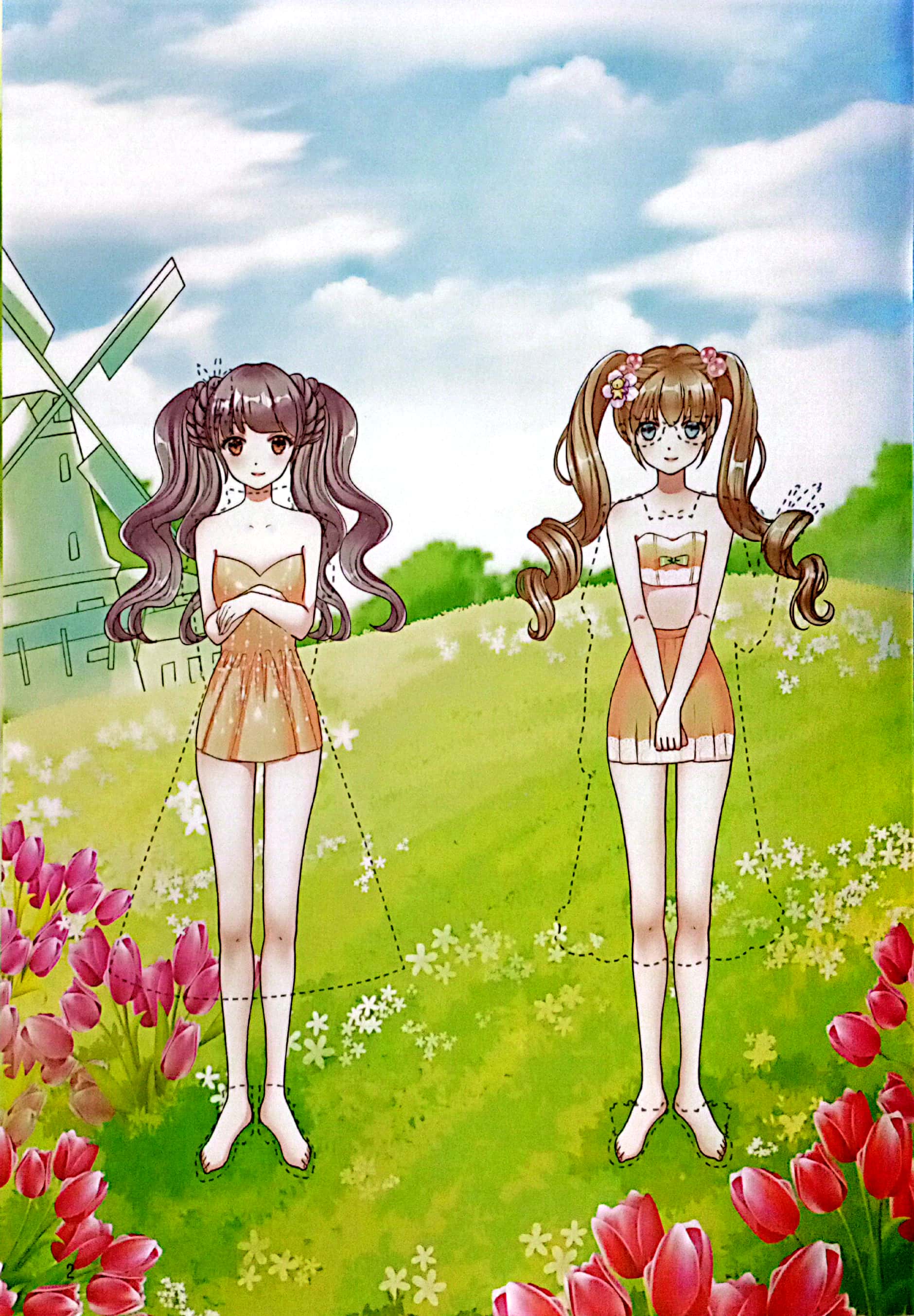 dán giấy công chúa - công chúa duyên dáng - Ảnh 4