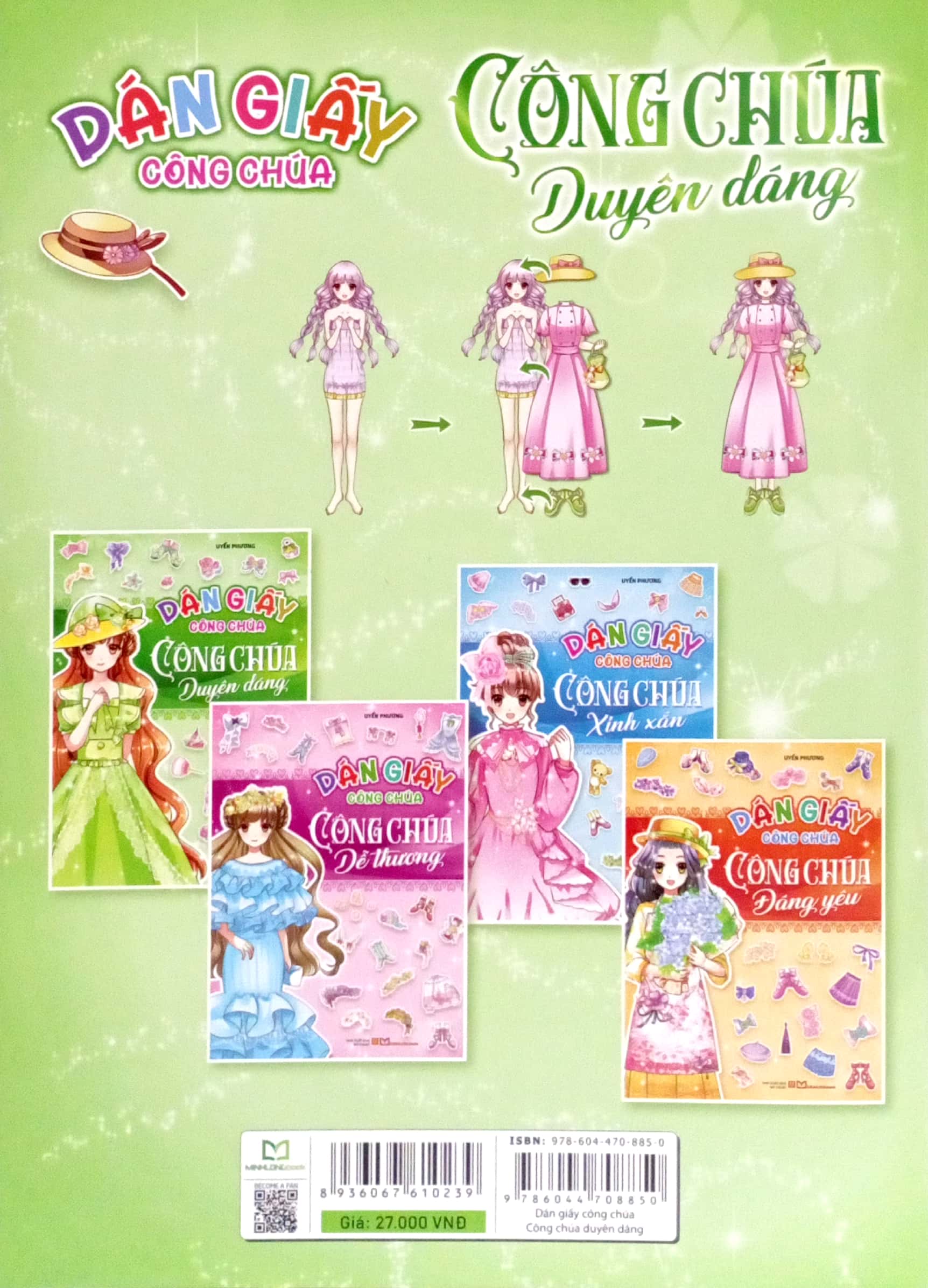 dán giấy công chúa - công chúa duyên dáng - Ảnh 6