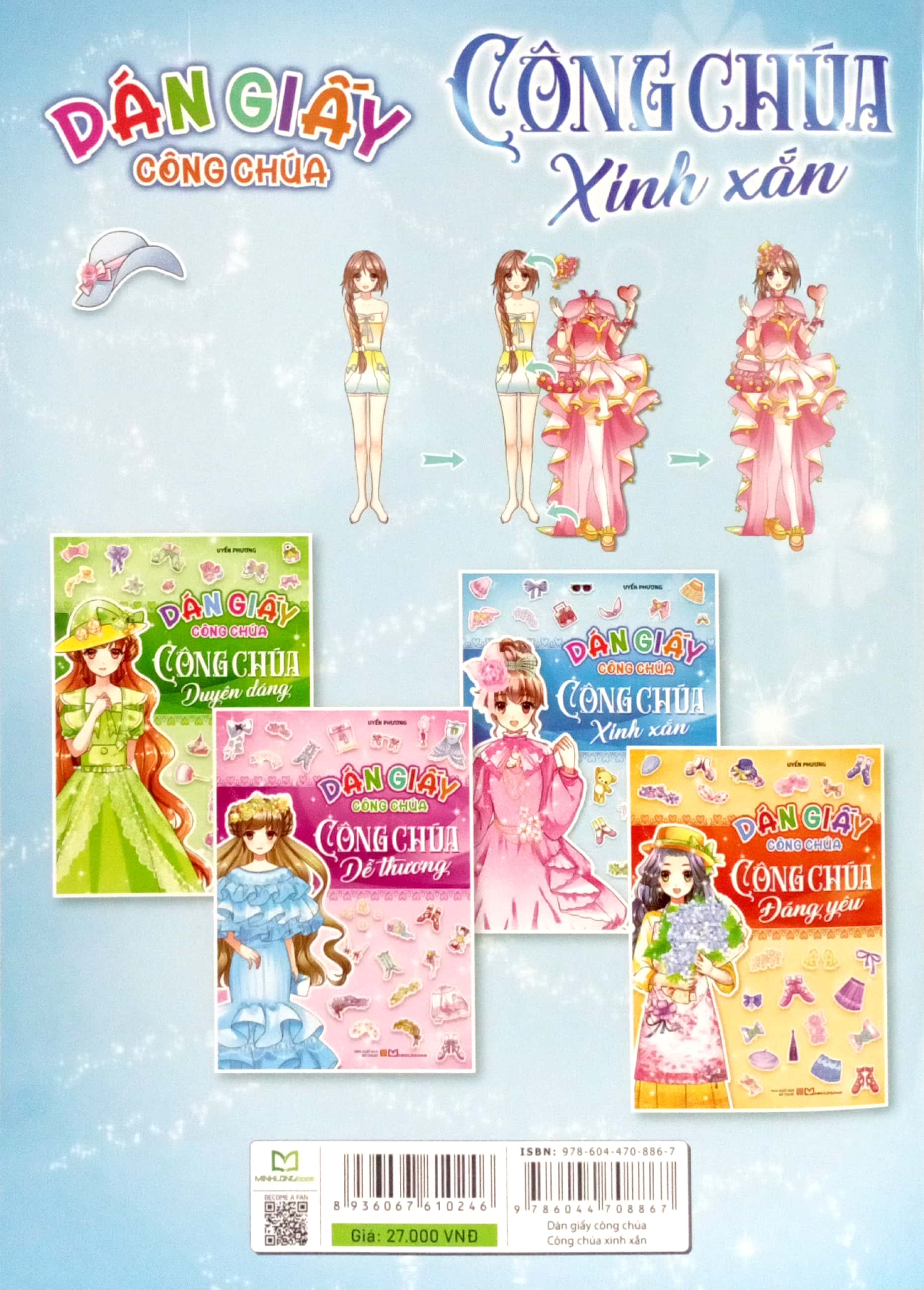 dán giấy công chúa - công chúa xinh xắn - Ảnh 6