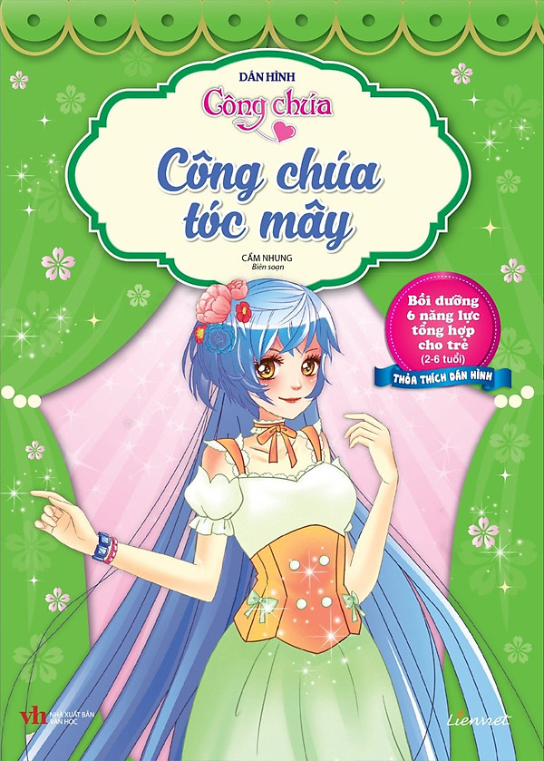 dán hình công chúa - công chúa tóc mây (tái bản 2023) - Ảnh 2