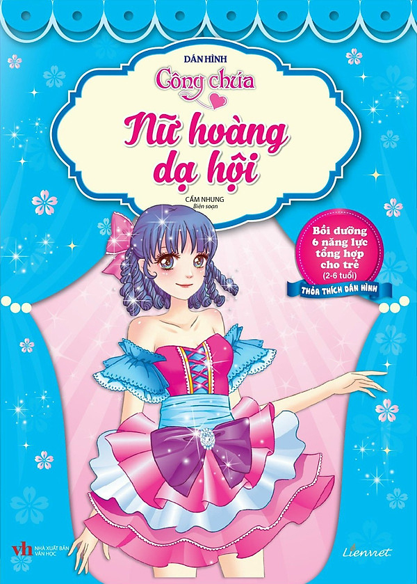 dán hình công chúa - nữ hoàng dạ hội (tái bản 2023) - Ảnh 2