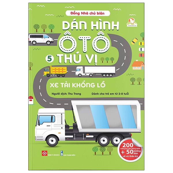 dán hình ô tô thú vị- xe tải khổng lồ