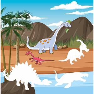 dán hình phát triển iq-eq-cq - công viên khủng long - tập 3 - Ảnh 6