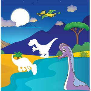 dán hình phát triển iq-eq-cq - công viên khủng long - tập 6 - Ảnh 5