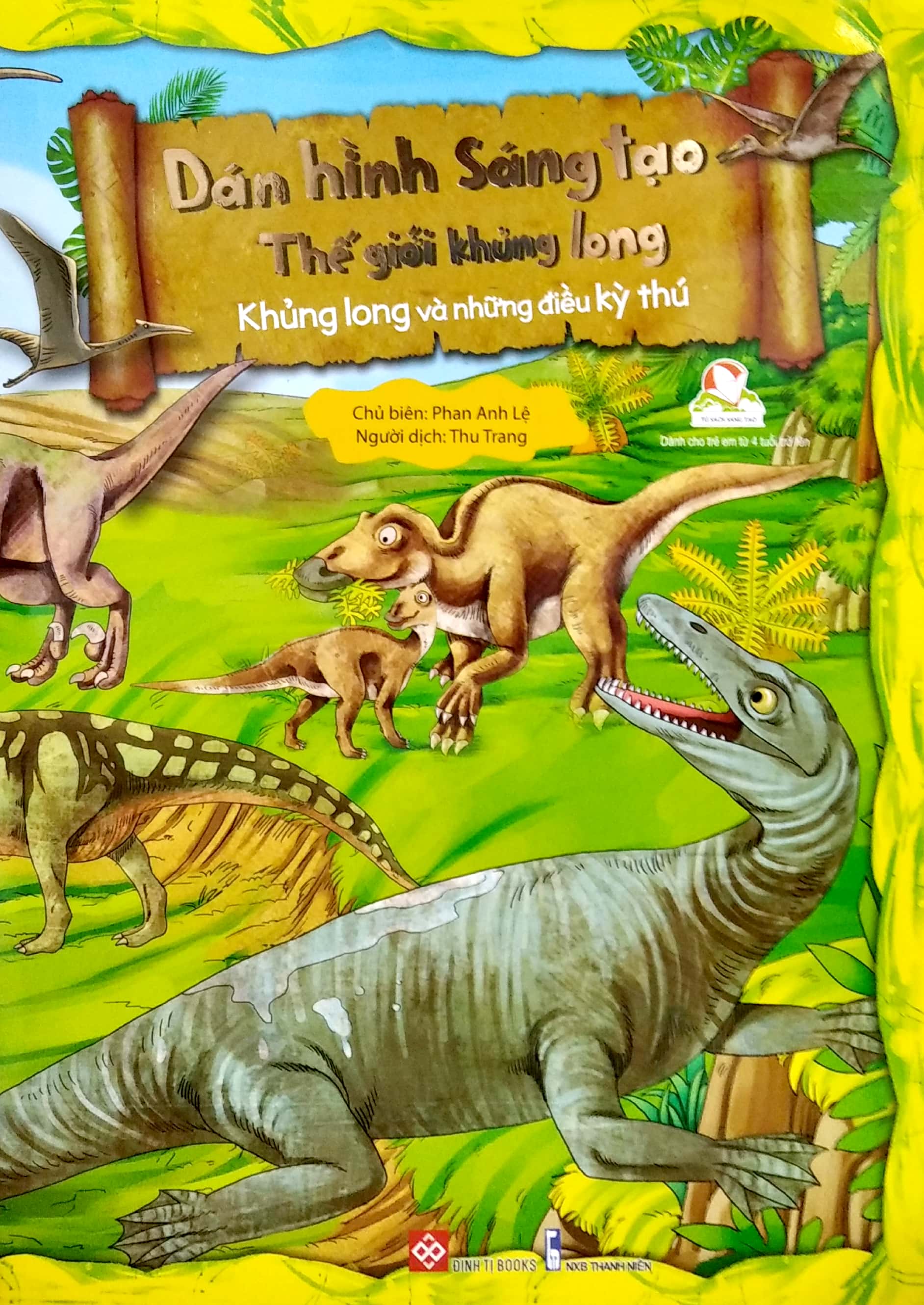 dán hình sáng tạo - thế giới khủng long - khủng long và những điều kỳ thú - Ảnh 2
