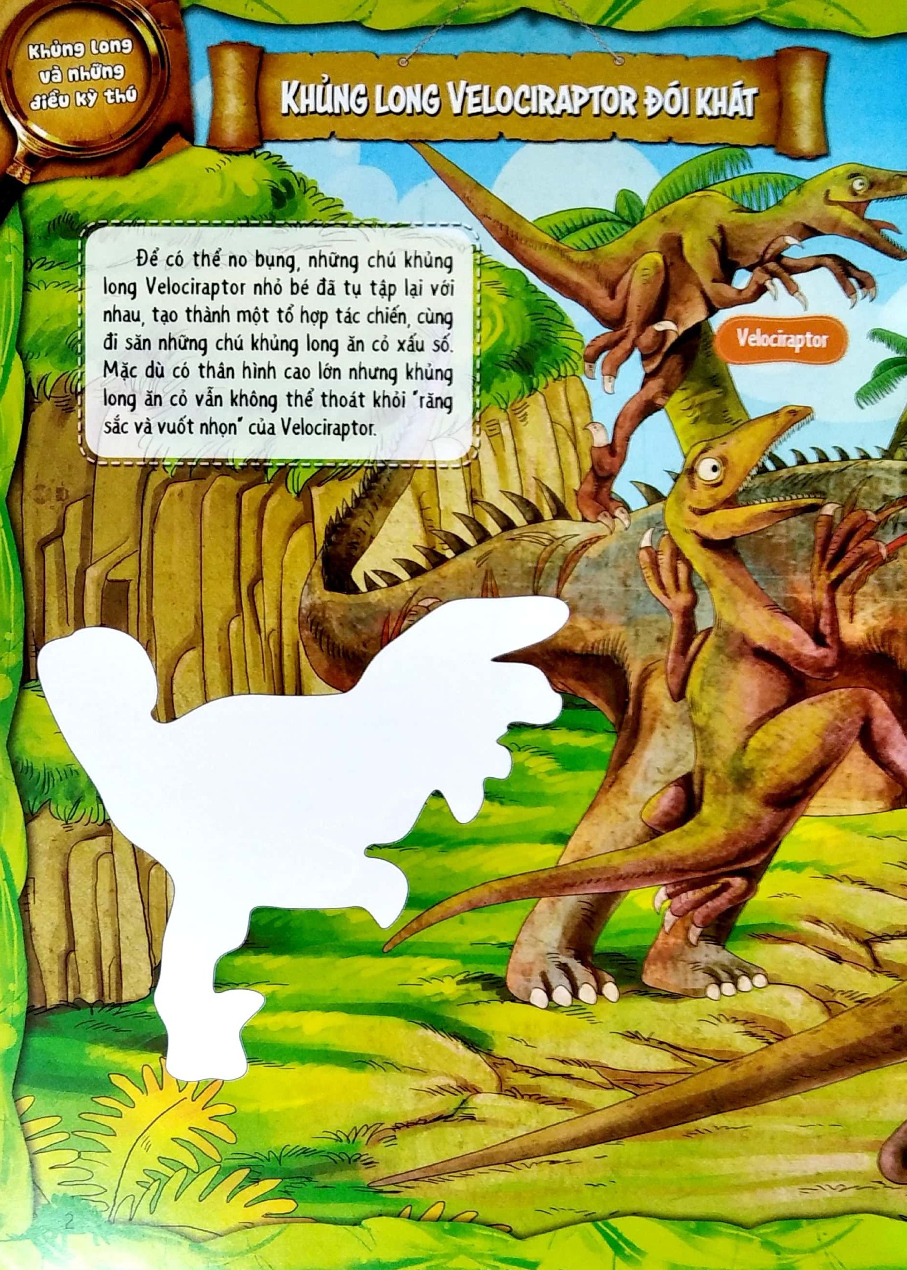 dán hình sáng tạo - thế giới khủng long - khủng long và những điều kỳ thú - Ảnh 3