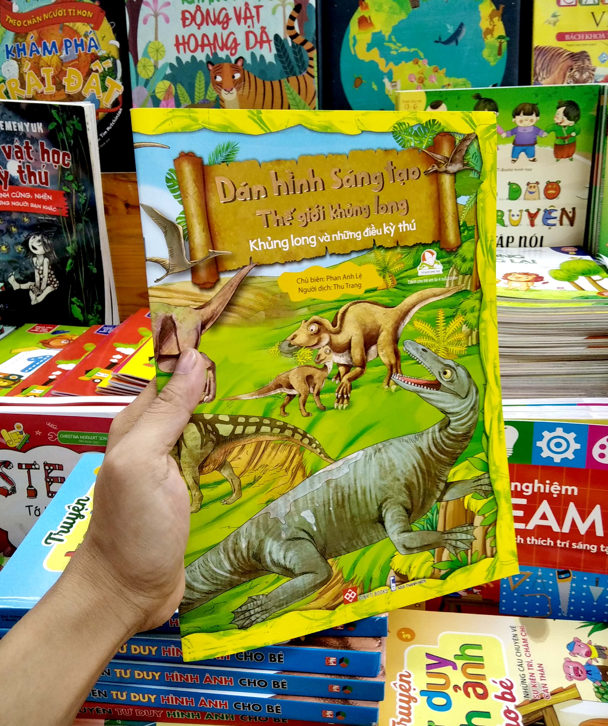 dán hình sáng tạo - thế giới khủng long - khủng long và những điều kỳ thú - Ảnh 7