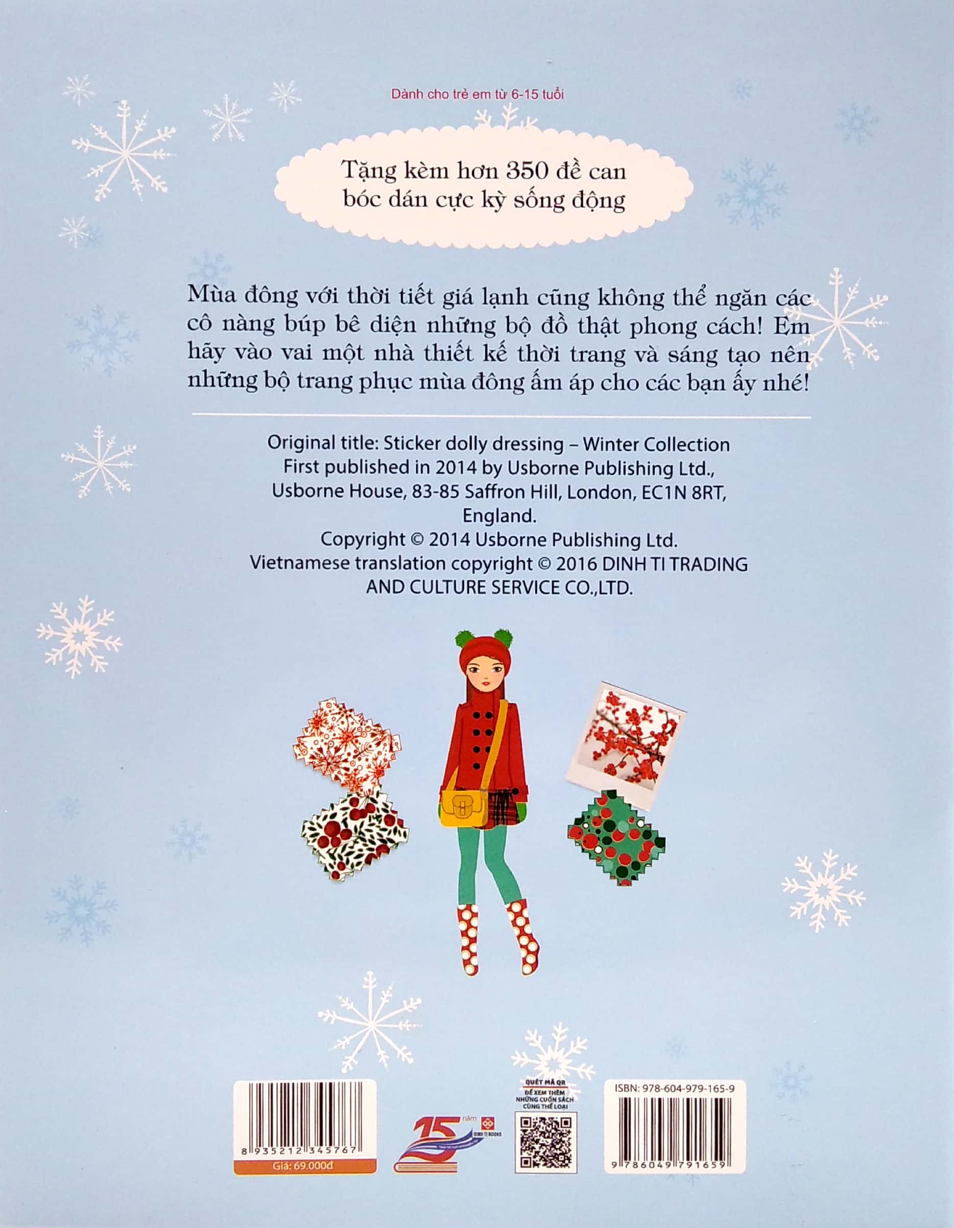 dán hình sáng tạo trang phục búp bê - bộ sưu tập mùa đông - Ảnh 6