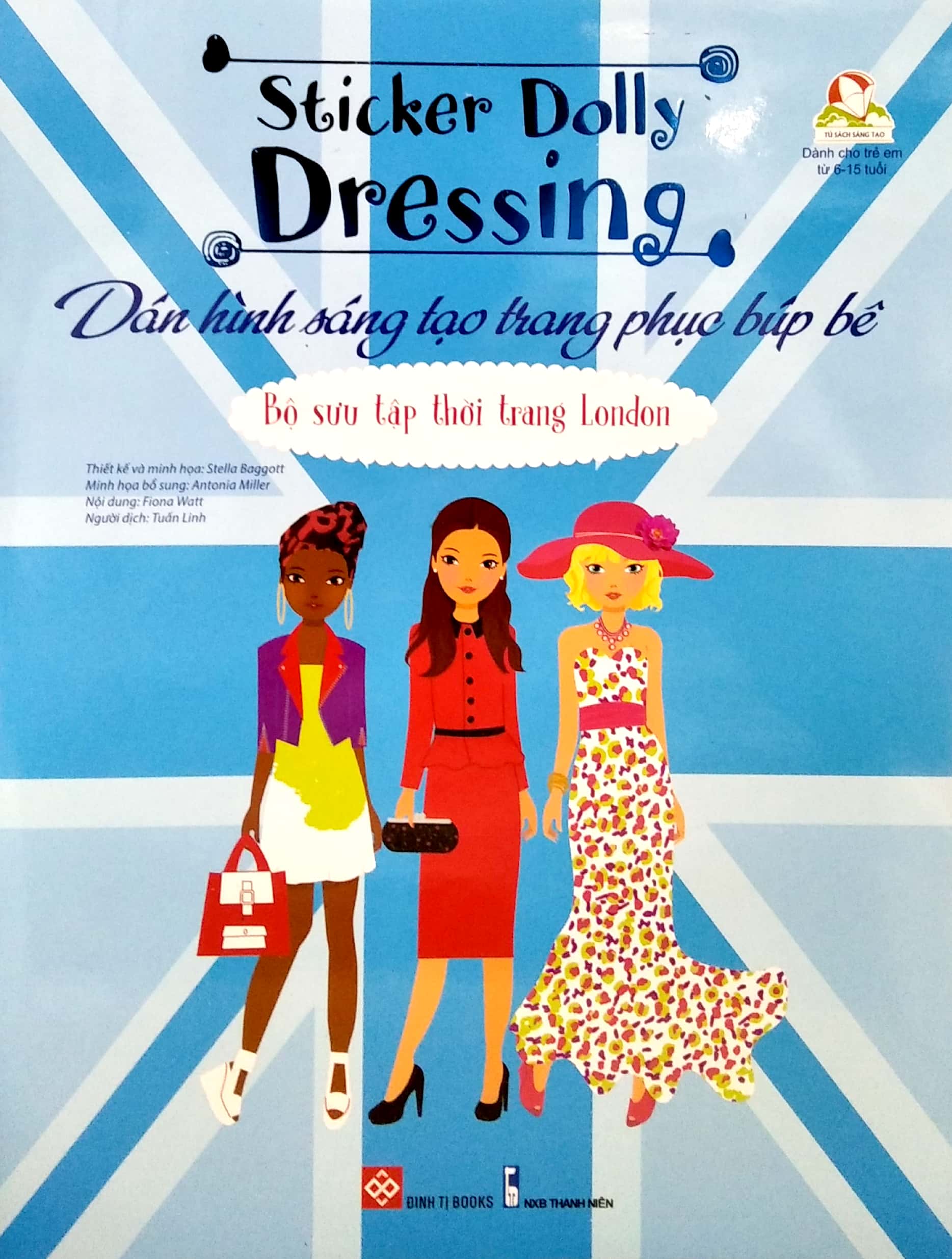 dán hình sáng tạo trang phục búp bê - bộ sưu tập thời trang london - Ảnh 2