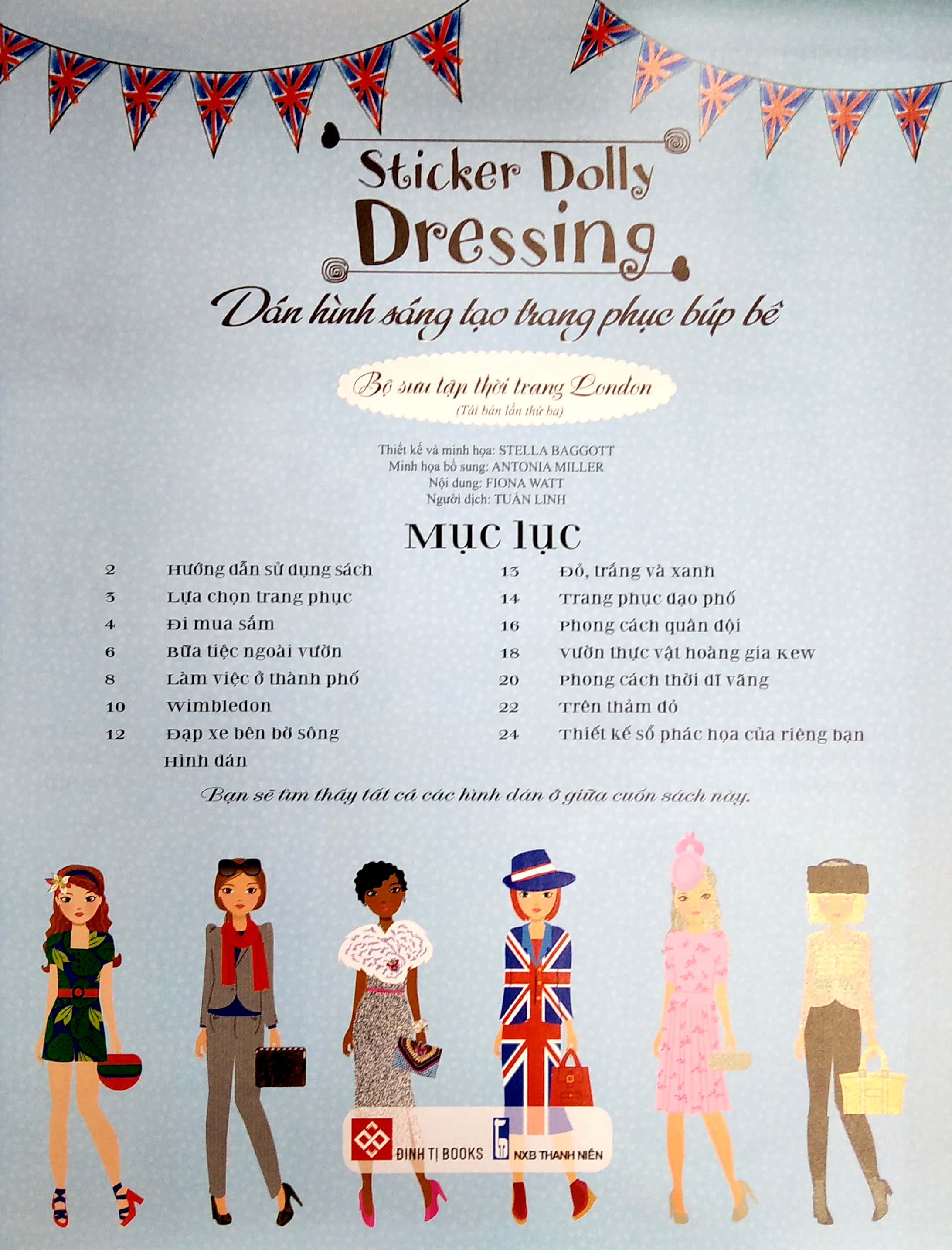 dán hình sáng tạo trang phục búp bê - bộ sưu tập thời trang london - Ảnh 3