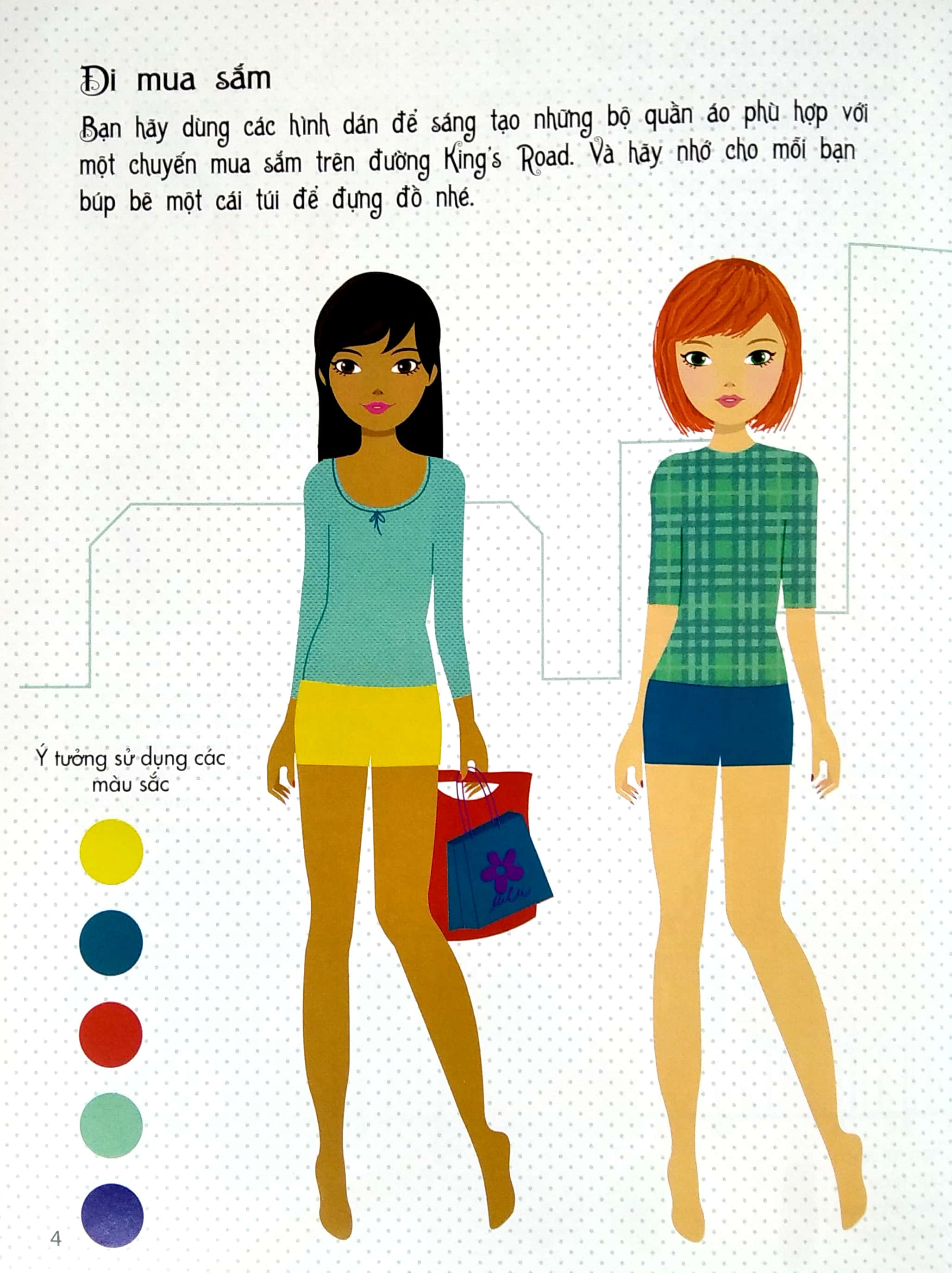 dán hình sáng tạo trang phục búp bê - bộ sưu tập thời trang london - Ảnh 4