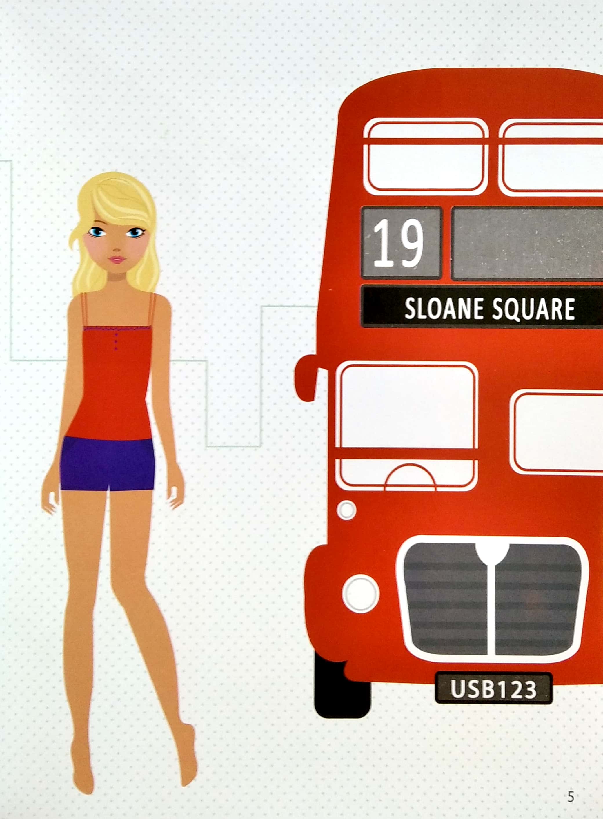 dán hình sáng tạo trang phục búp bê - bộ sưu tập thời trang london - Ảnh 5