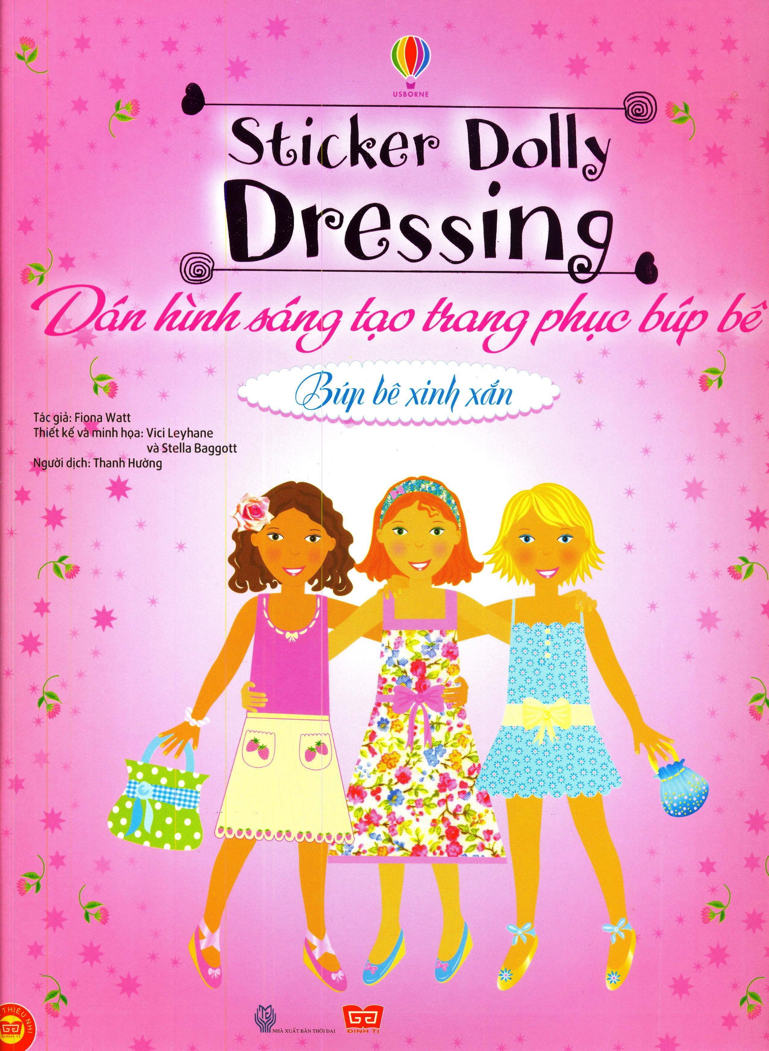 dán hình sáng tạo trang phục búp bê - búp bê xinh xắn - Ảnh 2