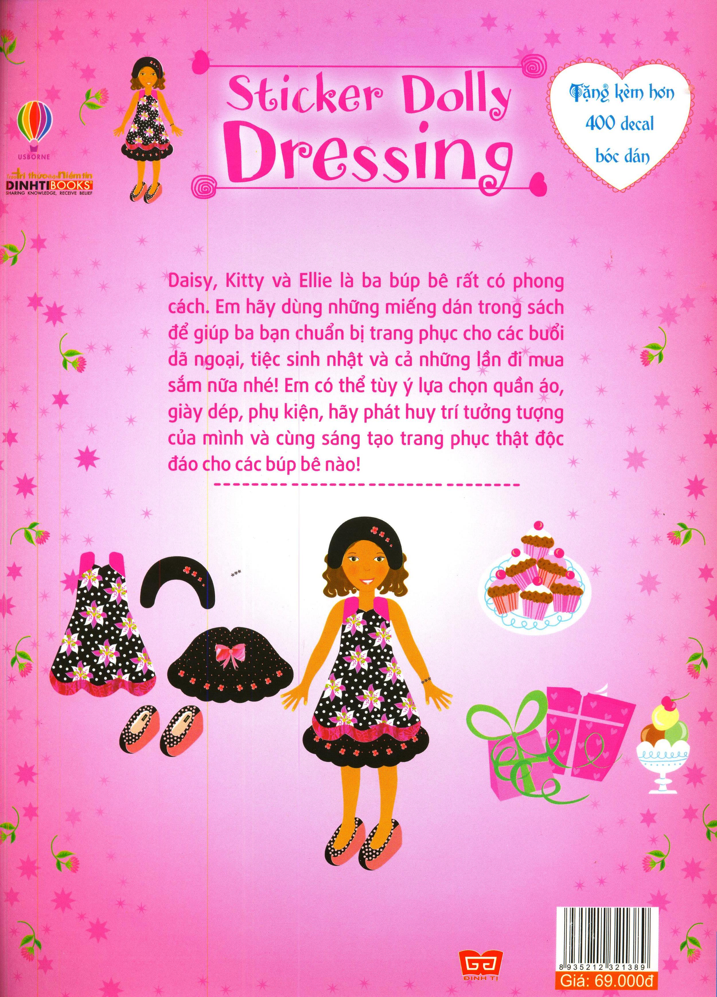 dán hình sáng tạo trang phục búp bê - búp bê xinh xắn - Ảnh 7