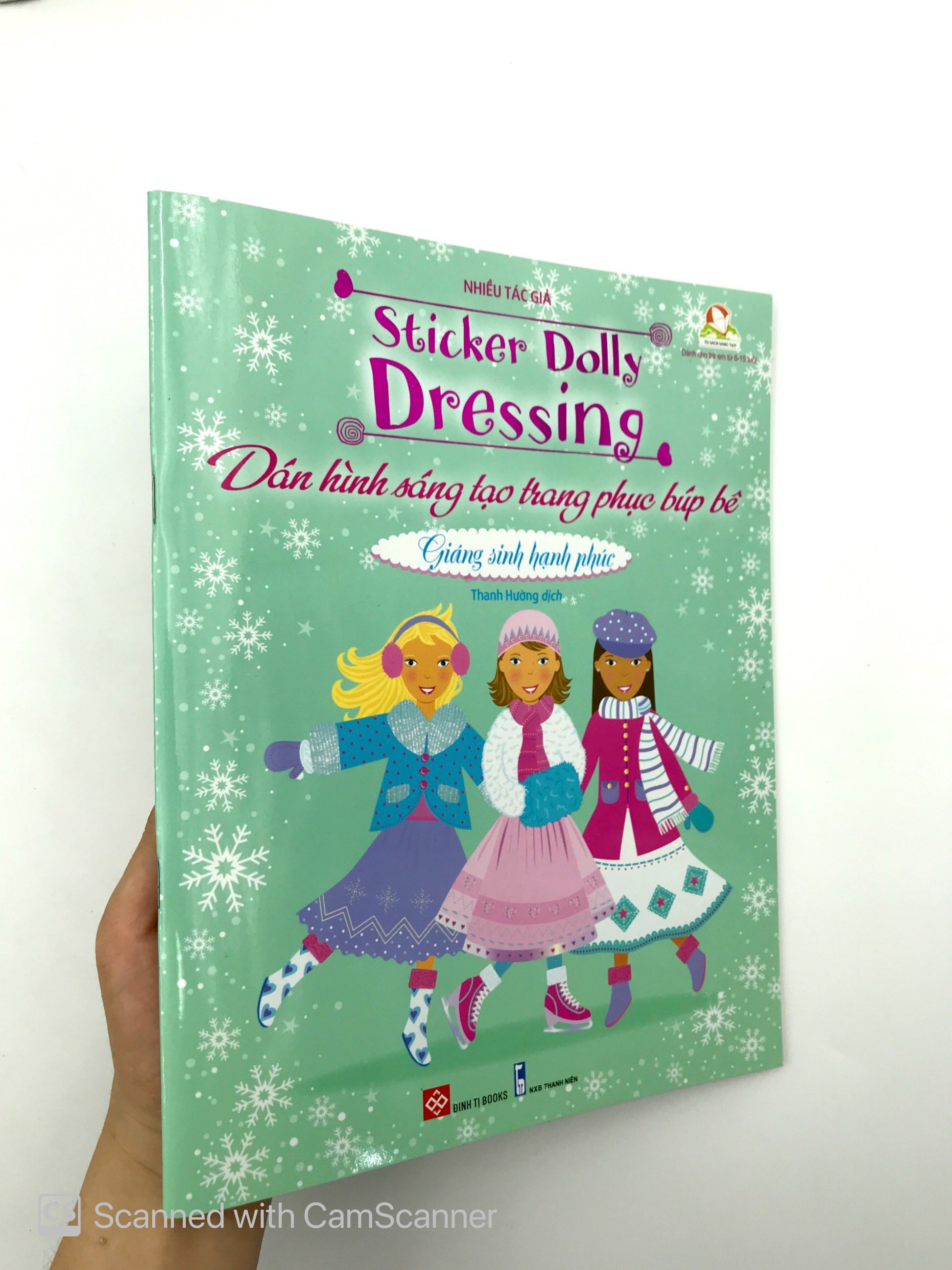 dán hình sáng tạo trang phục búp bê - giáng sinh hạnh phúc - Ảnh 9