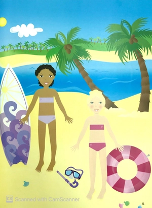 dán hình sáng tạo trang phục búp bê - kỳ nghỉ vui vẻ - Ảnh 7