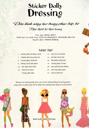 dán hình sáng tạo trang phục búp bê - nhà thiết kế thời trang - Ảnh 3