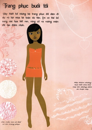 dán hình sáng tạo trang phục búp bê - nhà thiết kế thời trang - Ảnh 6