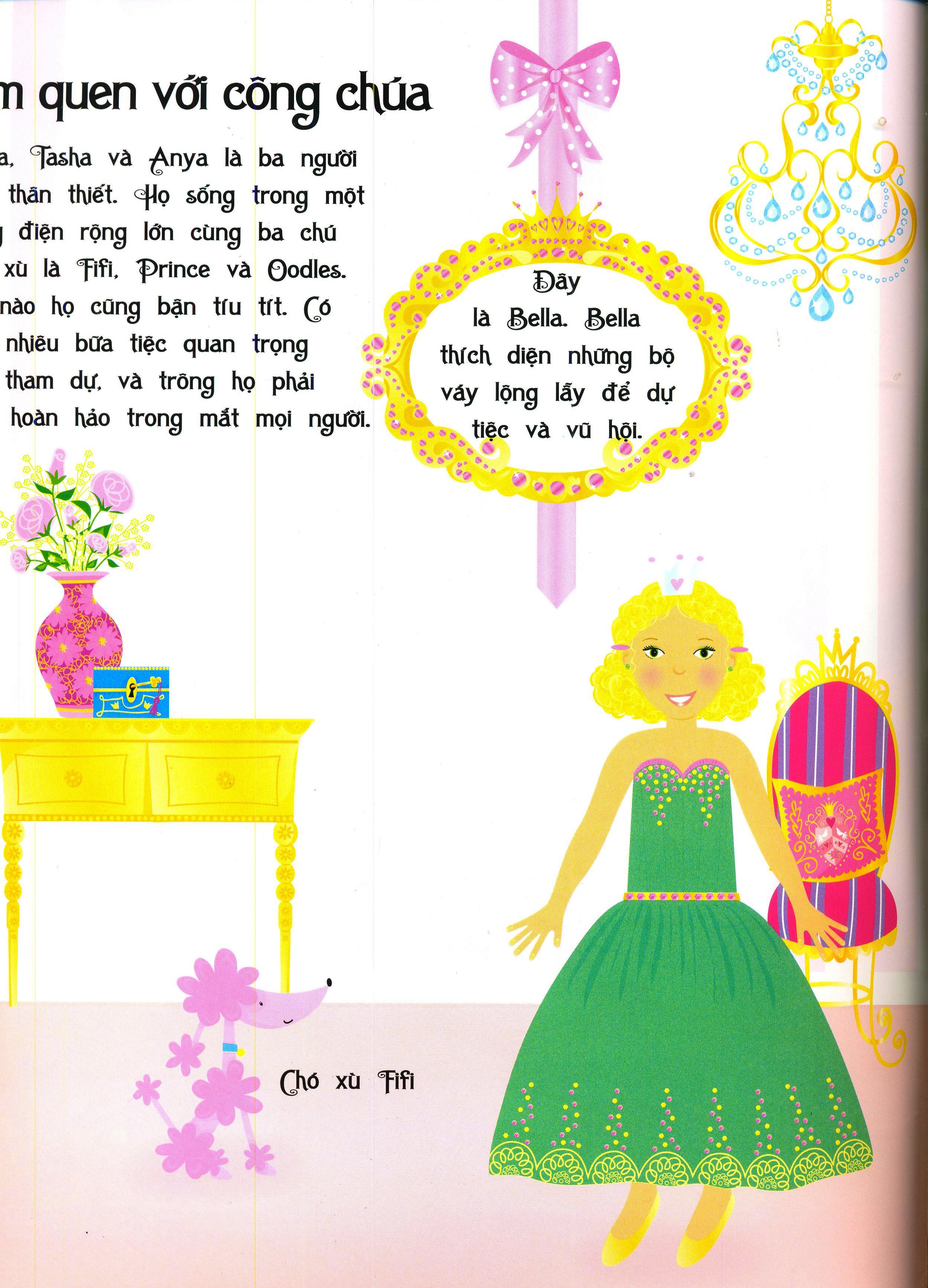 dán hình sáng tạo trang phục búp bê - những nàng công chúa - Ảnh 4