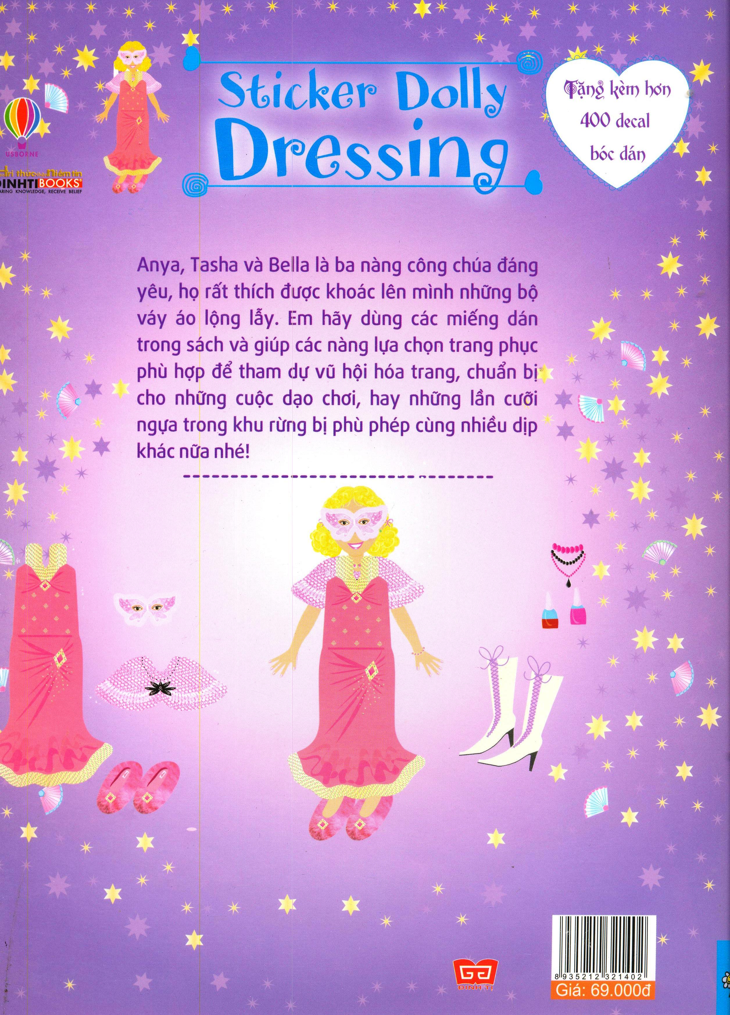 dán hình sáng tạo trang phục búp bê - những nàng công chúa - Ảnh 7